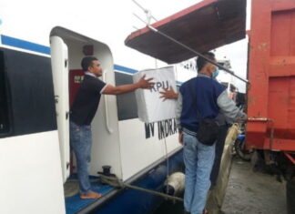Polres Natuna Kawal Ketat Pendistribusian Logistik Pilkada
