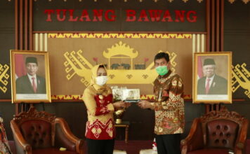 Bupati Tulang Bawang Hj.Winarti SE.MH Terima Kunjungan Kepala BI Lampung