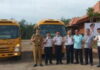 Dishub Tulang Bawang Barat Terima Bantuan 2 Unit Bus Sekolah dari Kemenhub RI