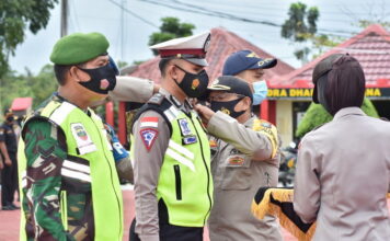 Jelang Nataru, Polres Bintan laksanakan Apel Gelar Pasukan Operasi Lilin Seligi 2020