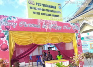 Koramil 04/Letung Turunkan Dua Babinsa Untuk Melaksanakan PAM Nataru