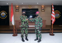 Kolonel Marinir Andi Rahmat M, Resmi Jabat Wadanlantamal IV
