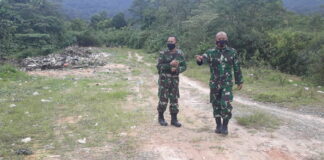 Dandim 0318/Natuna Tinjau Lokasi TMMD ke -110 Tahun 2021