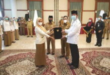 Gubernur Kepri Isdianto Serahkan SK Kepada 1.205 Orang THL Menjadi PTT