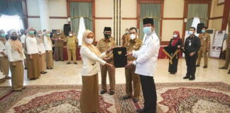 Gubernur Kepri Isdianto Serahkan SK Kepada 1.205 Orang THL Menjadi PTT