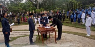 Bupati Tubaba Lantik Sekdakab Serta Pejabat di Tubaba dan Penyerahan SK CPNS