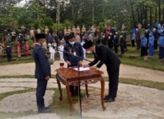 Bupati Tubaba Lantik Sekdakab Serta Pejabat di Tubaba dan Penyerahan SK CPNS
