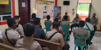 Wakapolres Natuna Laksanakan Supervisi ke Polsek Bunguran Barat