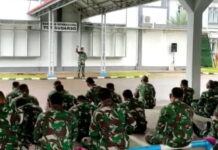 Wadanlantamal IV Pimpin Apel Gabungan di Lantamal IV