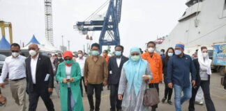 Komisi V DPR RI Kunjungan Lapangan ke Posko Basarnas di JICT