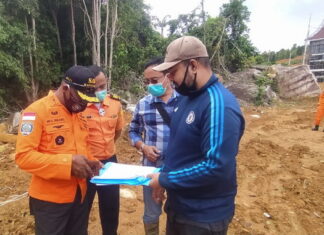 Kepala KPP Natuna Tinjau Lahan Pembangunan Gedung Pos SAR di Anambas