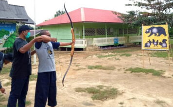 Daik Archery Club Jadikan Lapangan SDIT Al-Madani Pusat Latihan Memanah