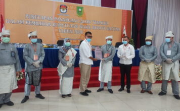 KPU Natuna Tetapkan Bupati dan Wakil Bupati Natuna Terpilih