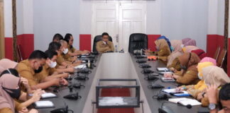 Rapat Rutin, Sekda Berikan Motivasi Untuk Pejabat Baru Dilantik