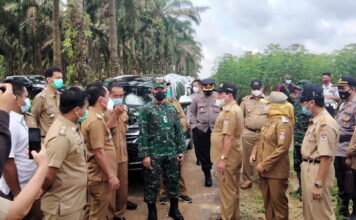 Kodim 0426 Tuba Dampingi Komandan Korem 043 Garuda Hitam Tinjau Bakal Calon Batalyon di Mesuji