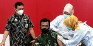 Danlantamal IV Terima Suntikan Vaksin Sinovac Kedua