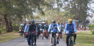 Jaga Imunitas, Danlanud RSA Ajak FKPD Natuna Gowes