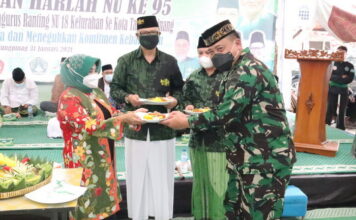 Dandim 0315/Bintan Ikut Hadiri Harlah NU ke – 95 Tahun dan Pelantikan Pengurus Ranting NU Se-Kota Tanjungpinang