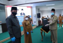 Walikota Tanjungpinang Serahkan DPA-SKPD Tahun Anggaran 2021