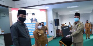 Walikota Tanjungpinang Serahkan DPA-SKPD Tahun Anggaran 2021