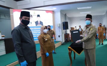 Walikota Tanjungpinang Serahkan DPA-SKPD Tahun Anggaran 2021
