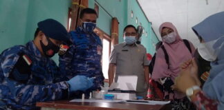 Kunjungi SMAN 1 Bunguran Timur, Danlanud Rapid Tes Pelajar