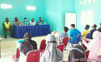 Babinsa Koramil 04/Letung Hadiri Musrenbang di Desa Kuala Maras