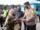 Polres Lingga Lakukan Edukasi Pembagian Masker Gratis