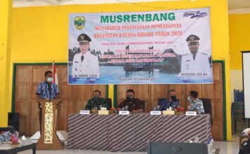 Musrenbang di Kecamatan Katang Bidare, Camat dan Sekcam Sampaikan Aspirasi Masyarakat