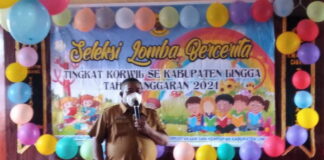 Seleksi Lomba Bercerita Tingkat SD Tahun 2021 Korwil Singkep