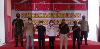 Bupati Tuba Sosialisasi Penerapan Prokes Serta Realisasi 25 Program BMW