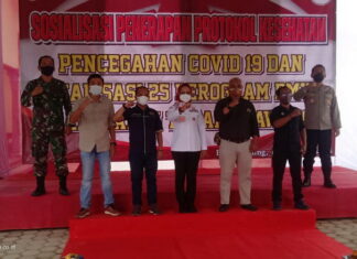 Bupati Tuba Sosialisasi Penerapan Prokes Serta Realisasi 25 Program BMW