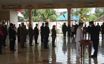 Sekdakab Tulang Bawang Ir. Anthoni MM, Lantik 21 Pejabat Eselon III dan IV