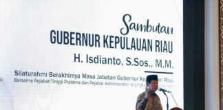 Isdianto Pamit ke Pegawai Pemprov Kepri