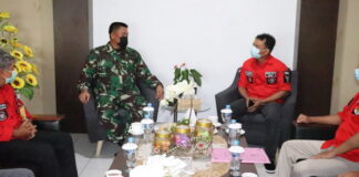 Dandim 0315/Bintan Sambut Kunjungan Silaturrahmi DPC PBB Kabupaten Bintan