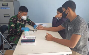 Putuskan Mata Rantai Covid-19, Lanud RSA Rapid Test Antibody Massal Kepada Keluarga Besar Lanud RSA