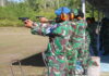 Lanud RSA Gelar Latihan Menembak Pistol