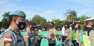 13 Personil Pelopor Perubahan, Terima Penghargaan dari Kapolres Natuna