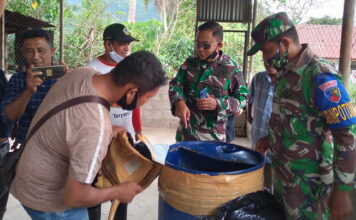 Danlanud Mus Sambangi Gampong Batee Shoek Panen JST