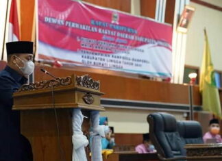 Bupati Lingga M Nizar Sampaikan Pidato Perdana di Sidang Paripurna DPRD Lingga, Berikut 4 Visi – Misinya