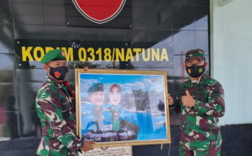 Pangdam I/ BB Apresiasi Personel Kodim 0318/Natuna