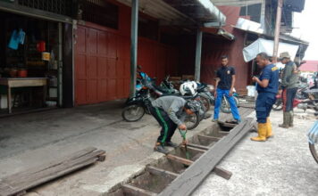 Pasca Sidak Wakil Bupati Lingga di Pasar Dabo, Camat dan OPD Terkait Langsung Merespon