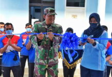 Resmikan Gazebo, Danlanud RHF : Saya Bangga Kepada Kalian Semua
