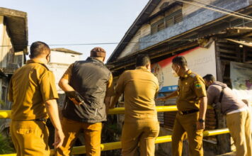 Wabup Lingga Bersama OPD, Carikan Solusi Genangan Air di Jalan Pasar Dabo