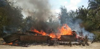 Diduga Korsleting Listrik, Satu Rumah Habis Terbakar