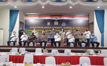 Kunjungan Kerja Spesifik Komisi III DPR RI ke Polda Kepri