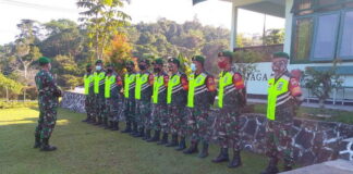 Danramil 02/Tarempa : Kenaikan Pangkat Suatu Kehormatan dan Prestasi Prajurit