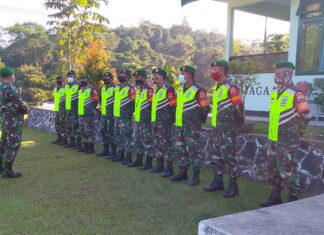 Danramil 02/Tarempa : Kenaikan Pangkat Suatu Kehormatan dan Prestasi Prajurit