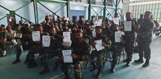 Sukseskan Program Panglima TNI, Personil Kodim 0318/Natuna Ikut Suntik Vaksin Astra Zeneca