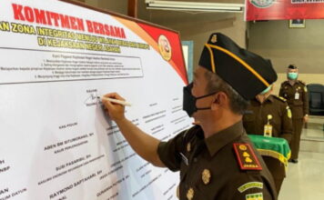 Kajari Asahan Deklarasi Pembangunan Zona Integritasi Menuju WBK dan WBBM